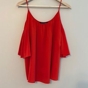 French Connection cold shoulder tank top